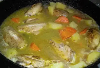 Make Potato curry wings step 8
