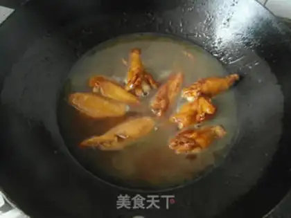 Make Red chicken wings step 4