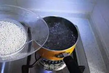 Make Mango milk Simirou step 1