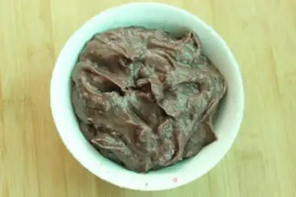 Make Skin bean mud pie step 3