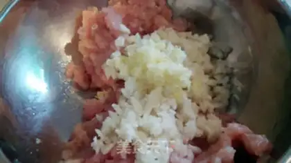 Make A cabbage chickenball bag step 4