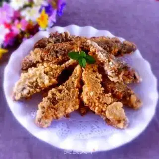 Make Onion-smelling fried fish step 9