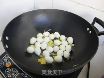 Make Egg burn mushrooms step 7