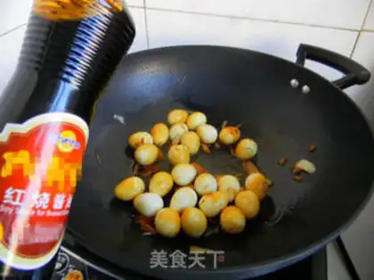 Make Egg burn mushrooms step 8