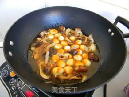 Make Egg burn mushrooms step 9