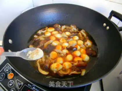 Make Egg burn mushrooms step 10