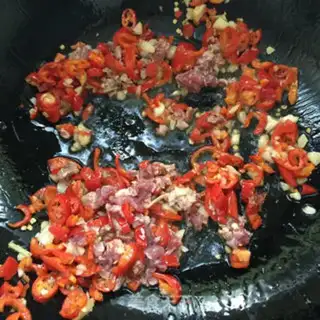 Make Homemade pork and eggplant step 3