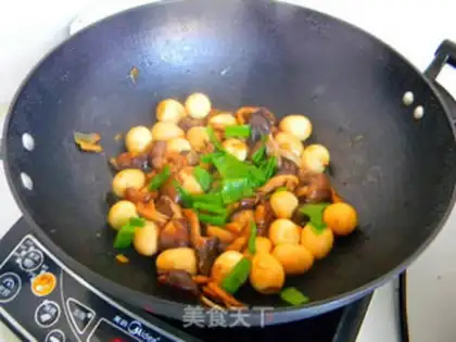 Make Egg burn mushrooms step 11