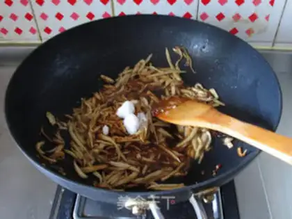 Make Dry apricot mushrooms step 6