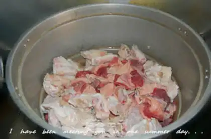 Make A halogenated beef oxen step 0