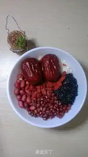 Make Red dates, red beans and potatoes step 0