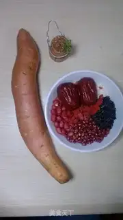 Make Red dates, red beans and potatoes step 1