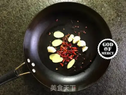 Make Spicy hands tore the dishes step 4