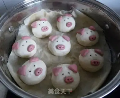 Make Bean buns step 6