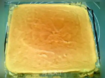 Make Original cream cake roll step 16