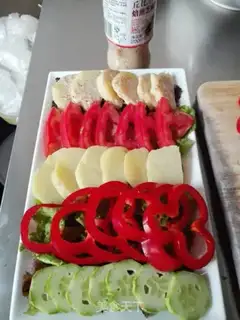 Make Cheese and vegetables salad step 4