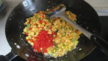Make Gold sand corn step 8