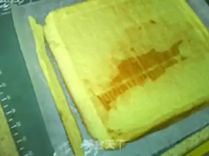 Make Original cream cake roll step 19