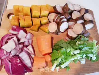 Make Cow-cow soup step 1