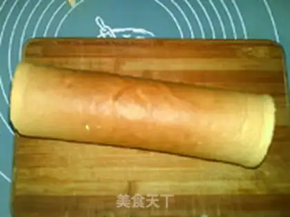Make Original cream cake roll step 25