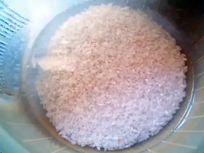 Make Korean rice rice step 1
