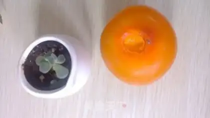 Make Rose-pattern tomatoes step 1