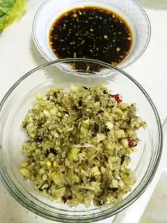 Make Garlic steam step 1
