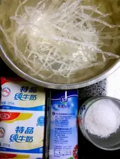 Make Cinnamon almond tofu step 0
