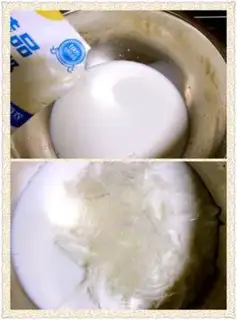Make Cinnamon almond tofu step 2