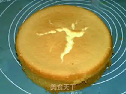 Make A flower cake step 0