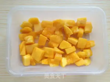Make Mango ice cream step 1