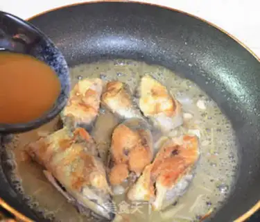 Make Red-burned mackerel step 8