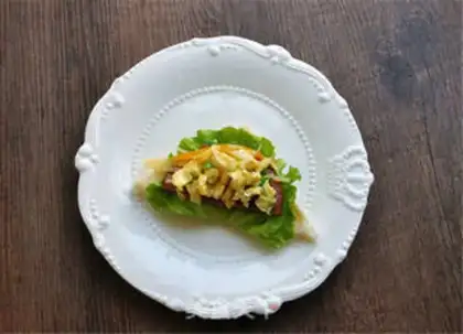 Make Egg sandwich breakfast step 4