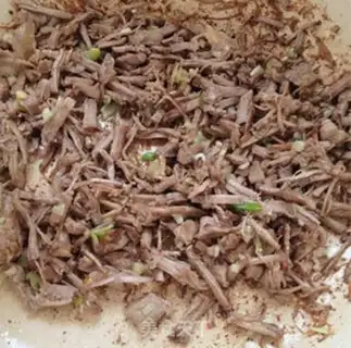 Make Spicy hands tore beef step 13