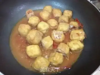 Make Cheese juice tofu step 5