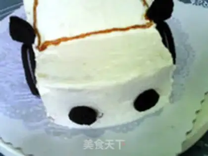 Make A flower cake step 25