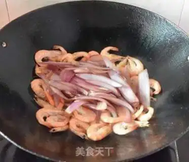 Make Shrimp onions step 8