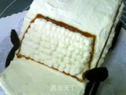Make A flower cake step 29