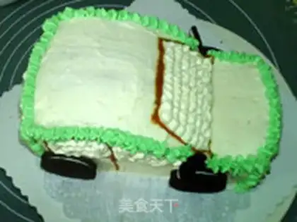Make A flower cake step 32