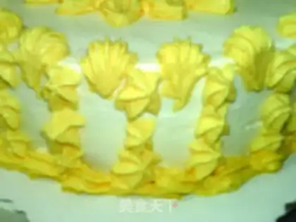 Make Scratches and sunflowers step 11