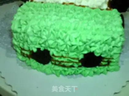 Make A flower cake step 35