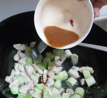 Make cucumber chicken step 4