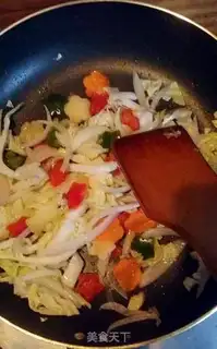 Make Hot fried rice cake step 3