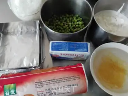 Make Sweet pea yogurt mousse cake step 1