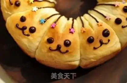 Make Little lions squeeze bread step 14