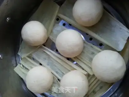 Make Sticky bean buns step 6