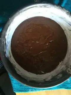 Make Brownie cheesecake step 6