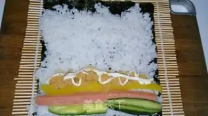 Make Simple sushi step 3