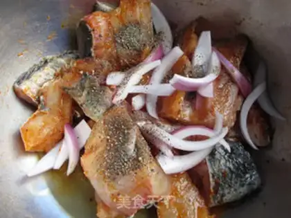 Make French black pepper roast fish step 4