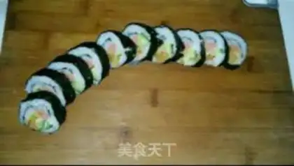 Make Simple sushi step 4
